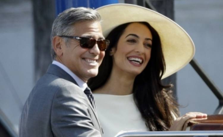 Свадебные фото Джорджа Клуни попали на обложки иностранных изданий (ФОТО)