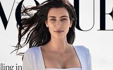 Ким Кардашьян вновь на обложке глянца (ФОТО)