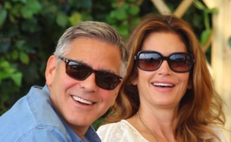 Джордж Клуни провел праздничные каникулы с Сидни Кроуфорд