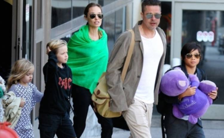 Анджелина Джоли и Брэд Питт подарили детям 6 нянь