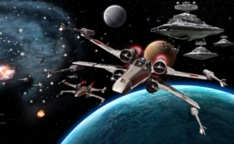 Звездные войны: фанаты эпопеи запустили модель истребителя X-Wing в стратосферу