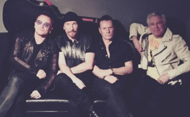 Группа U2 спела для экс-президента Израиля (ВИДЕО)