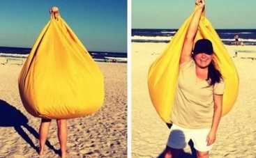 Наталья Могилевская пришла на пляж с креслом (ВИДЕО)