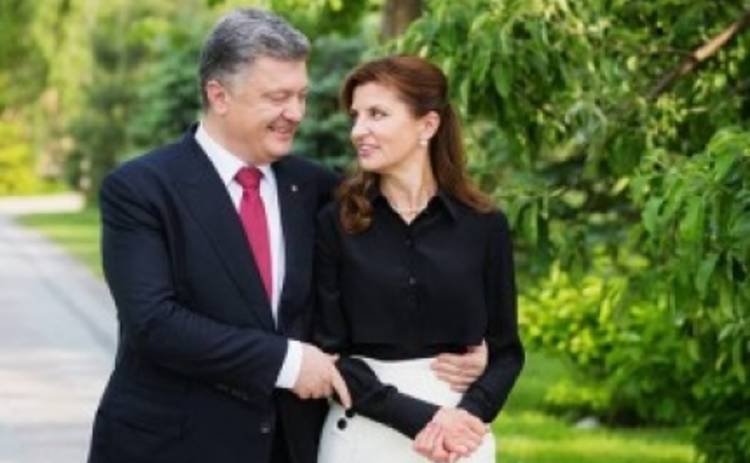 Петр Порошенко сказал жене спасибо в 31-й раз (ФОТО)