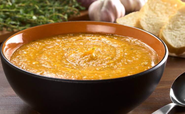 Великий пост 2016: рецепт супа-пюре из сладкого картофеля