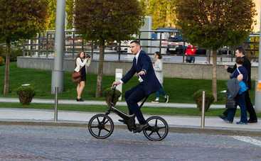 Виталий Кличко нарушил ПДД на велосипеде за 4 тысячи долларов