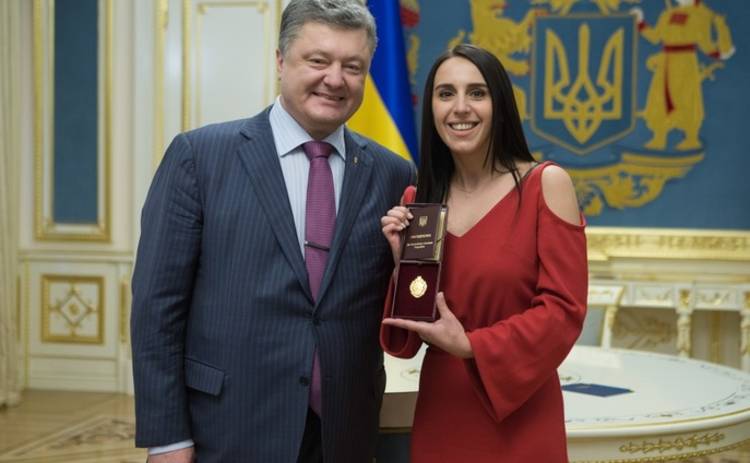 Джамала удостоена звания Народной артистки Украины