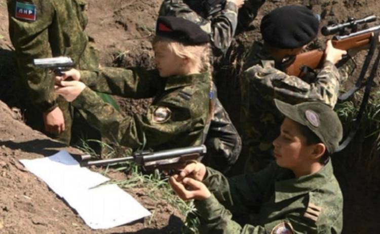 Боевики на Донбассе используют детей в качестве «живого щита»