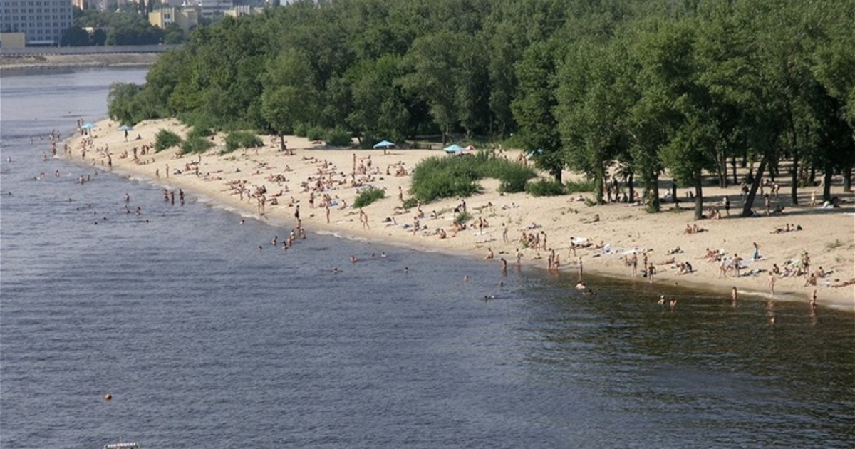 Киев пляж золотой