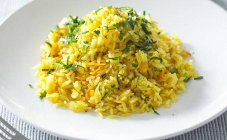 Рис со сковородки «Получасовой» (рецепт)