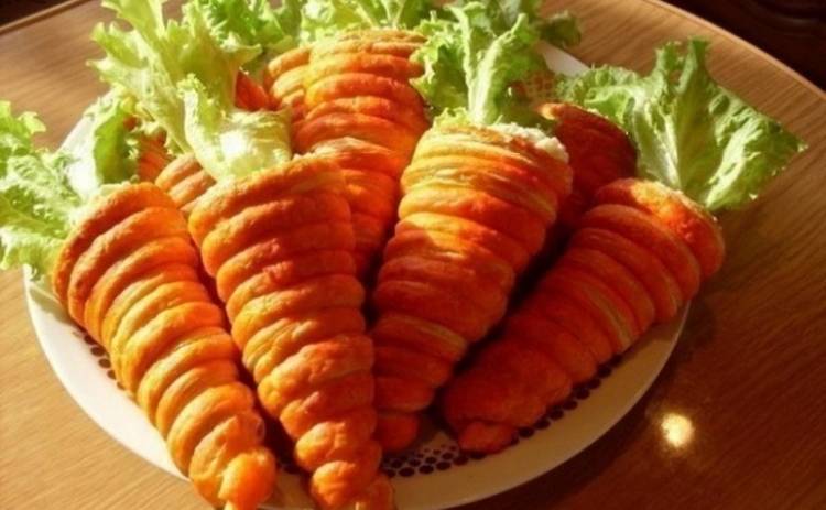 Салат в «морковках» (рецепт)