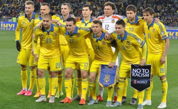Украина сохранила свою позицию в рейтинге ФИФА