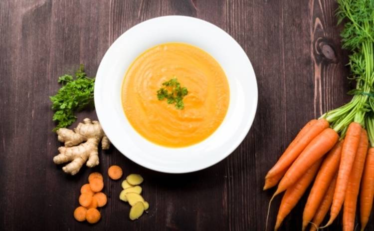 Овощной крем-суп с имбирем (рецепт)