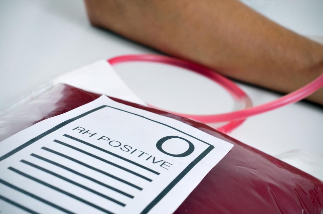 blood-type-o-rh-positive-being-collected