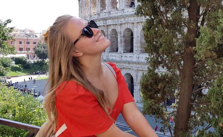 Звезда сериала «Коли ми вдома» Катерина Колесник влюбилась в Италию