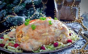 Курица, фаршированная блинами: новогоднее блюдо от Марины Узелковой