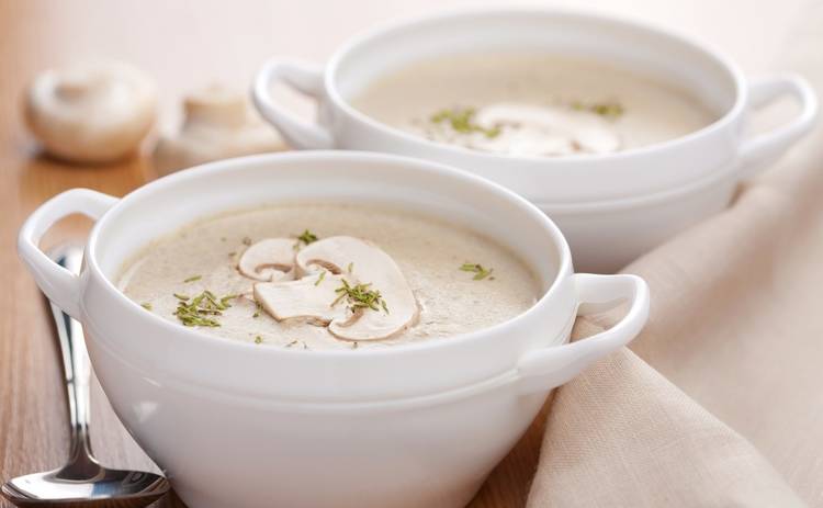Грибной суп из шампиньонов для всей семьи (рецепт)